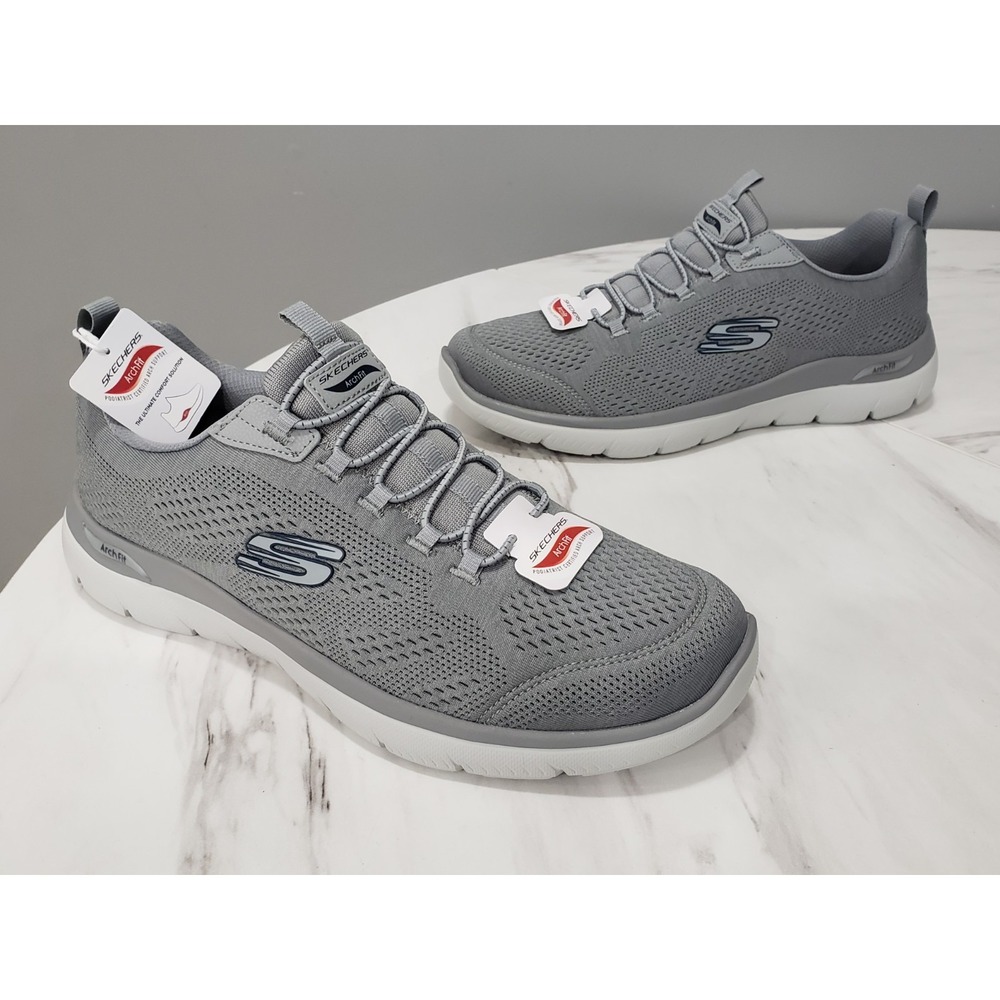 NEW NO BOX Skechers Men's Arch Fit Summits Ganarte Shoe SLIP ON SIZE 10.5